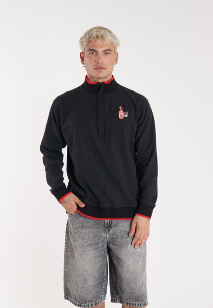 Buzo Vacation Half Zip Black