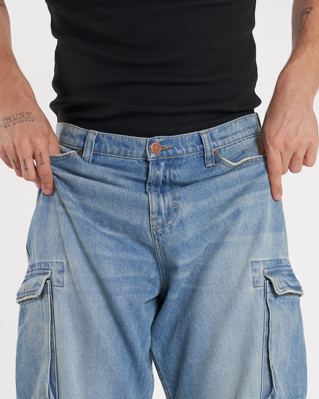 Jean Shane Cargo Light Blue