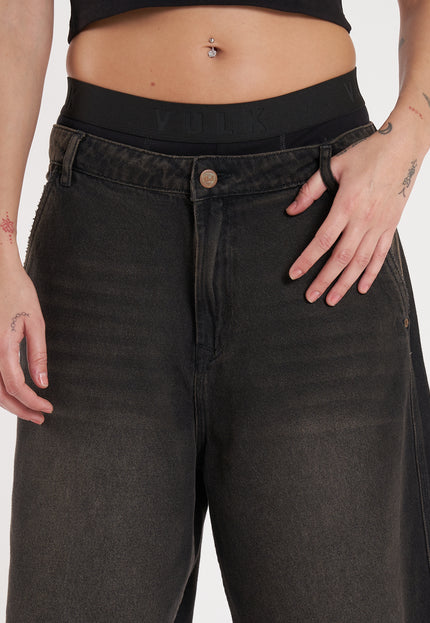 Bermuda Venice Relax Long Oxyd Black