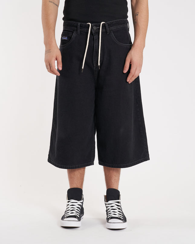 Bermuda Marcus Wide Long Black