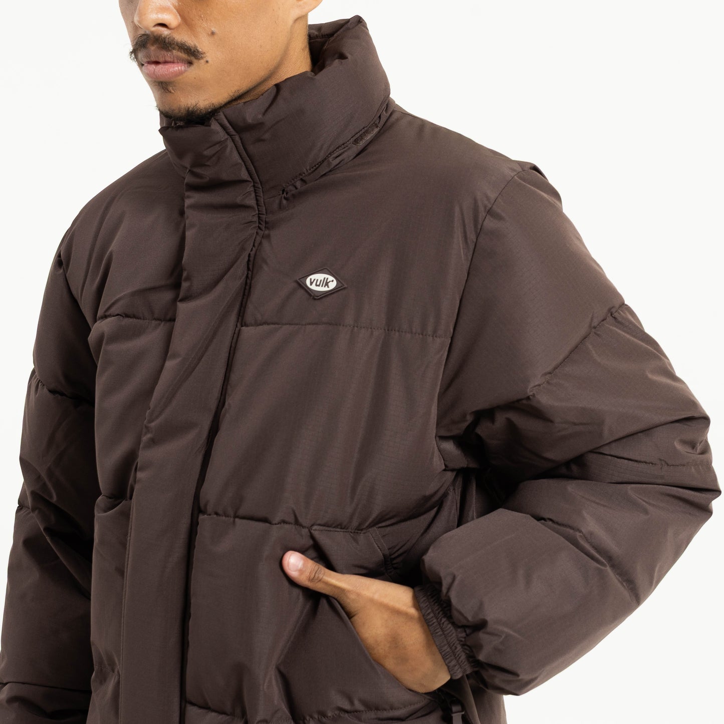 Campera Abrigo Butler Dark Brown