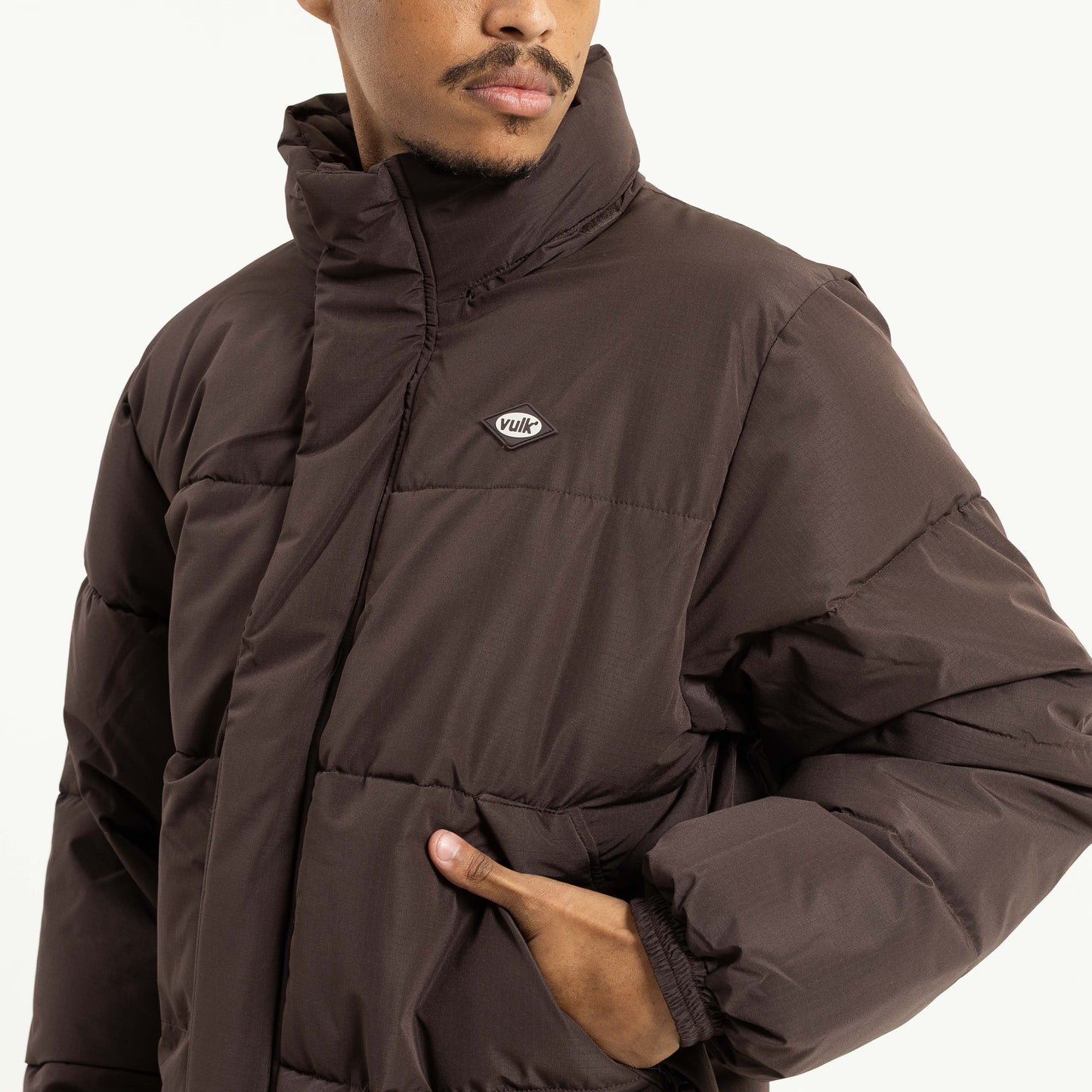 Campera Abrigo Butler Dark Brown