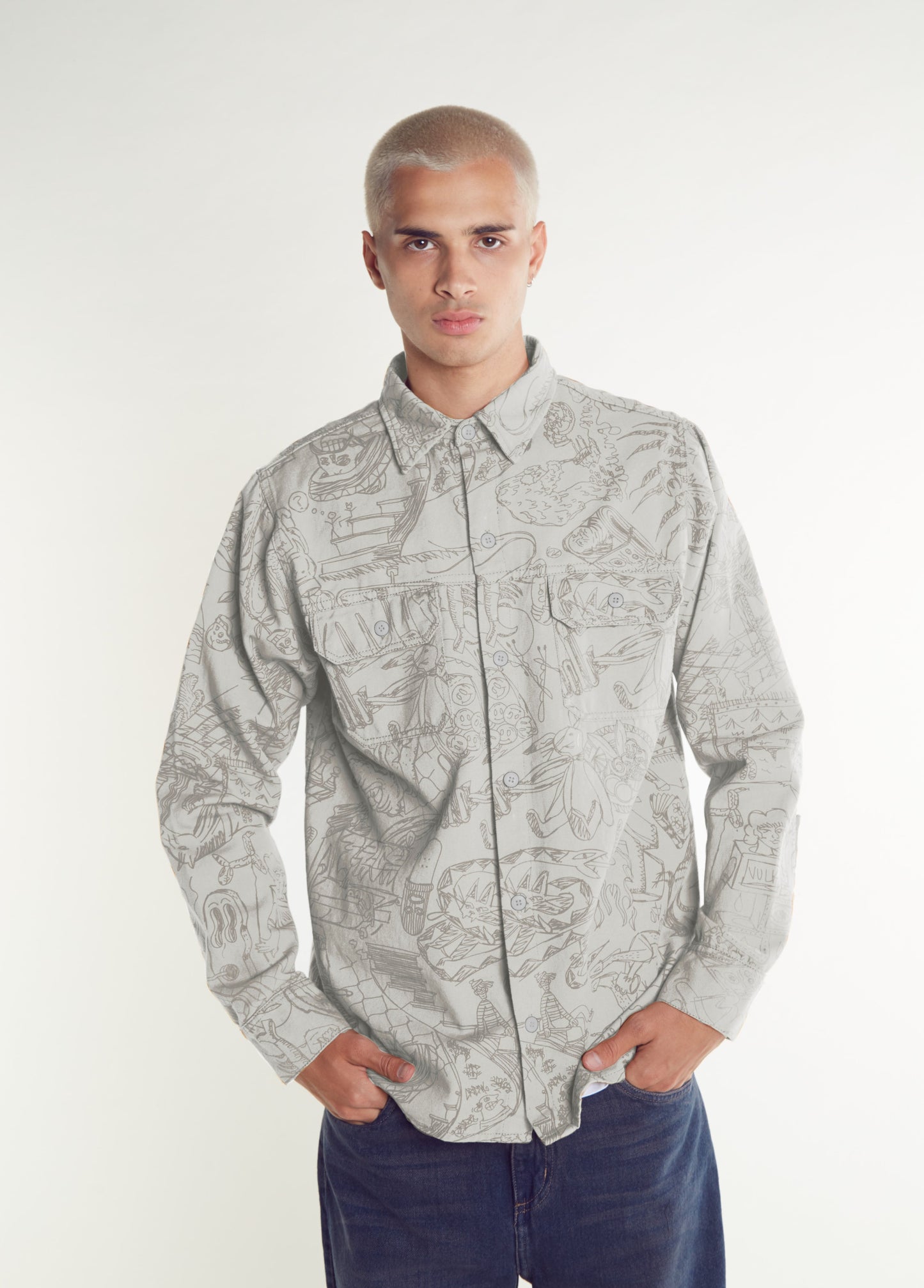 Demency Overshirt Sand