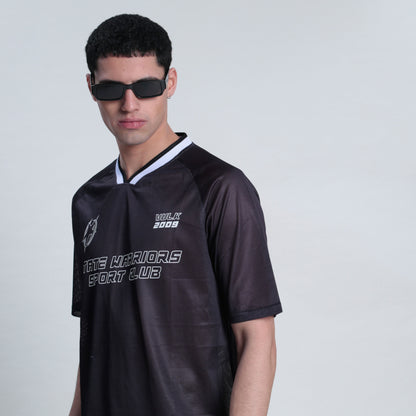 T-SHIRT WARRIORS  BLACK