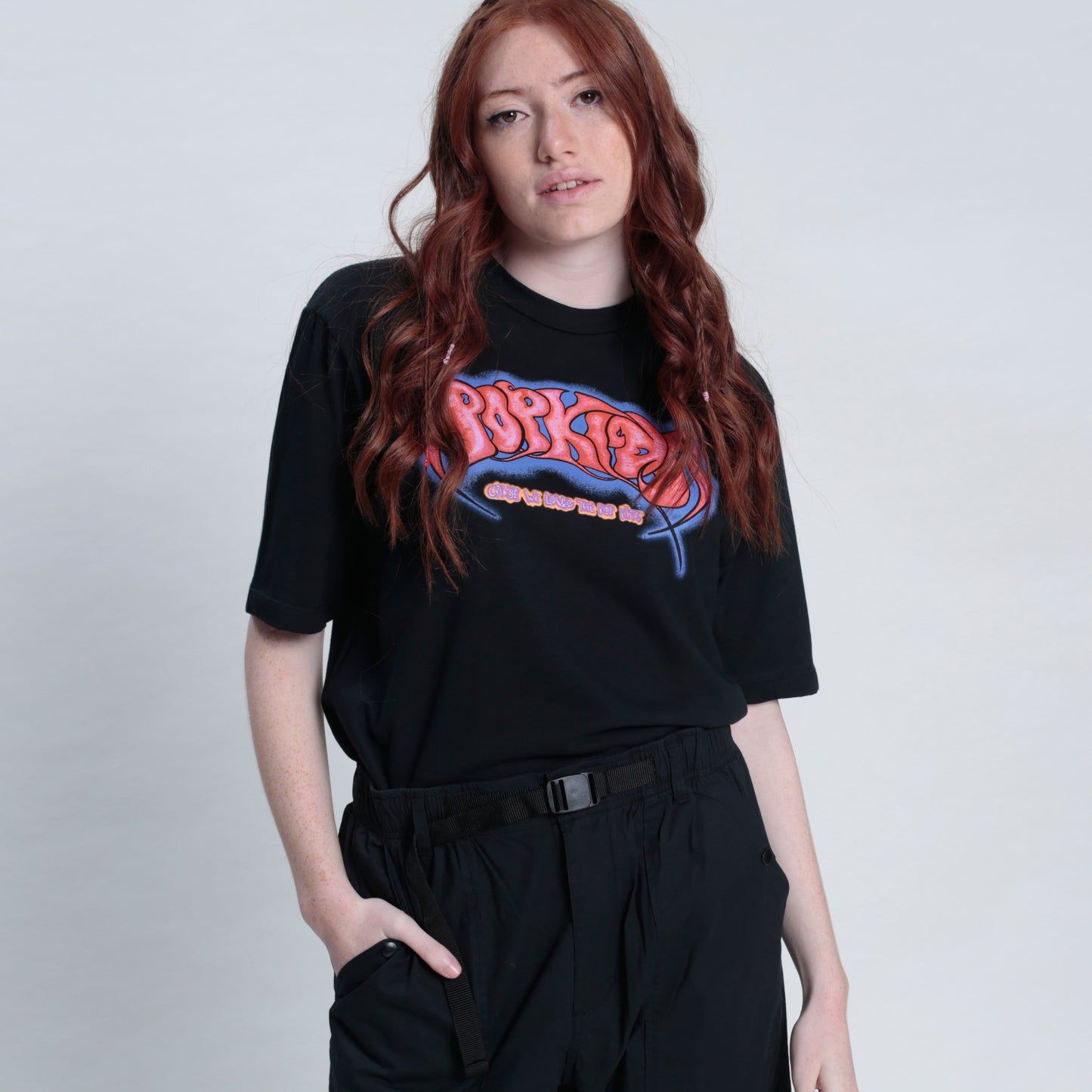 POP KIDS TEE BLACK