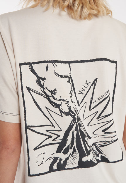 Remera Volcano Cream