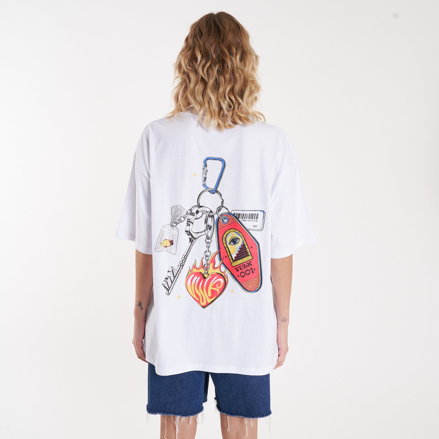 Remera Keychain White