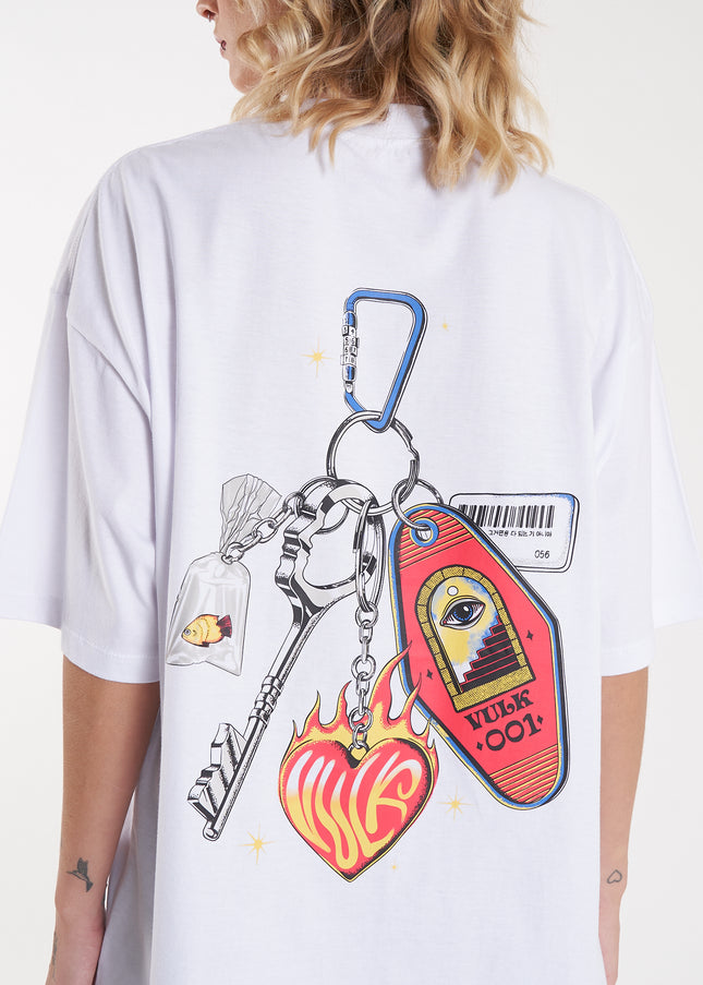 Remera Keychain White