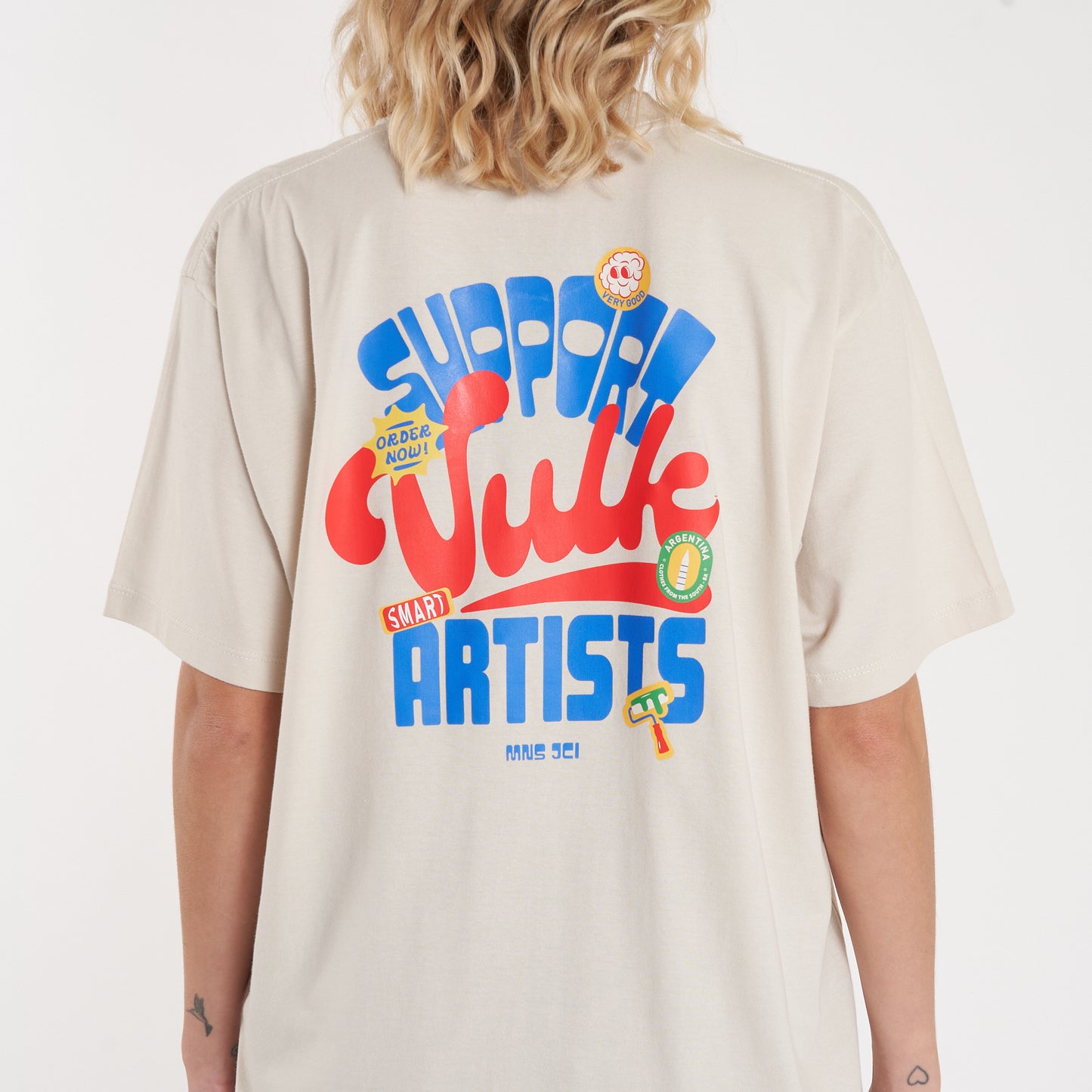 Remera Support Cream
