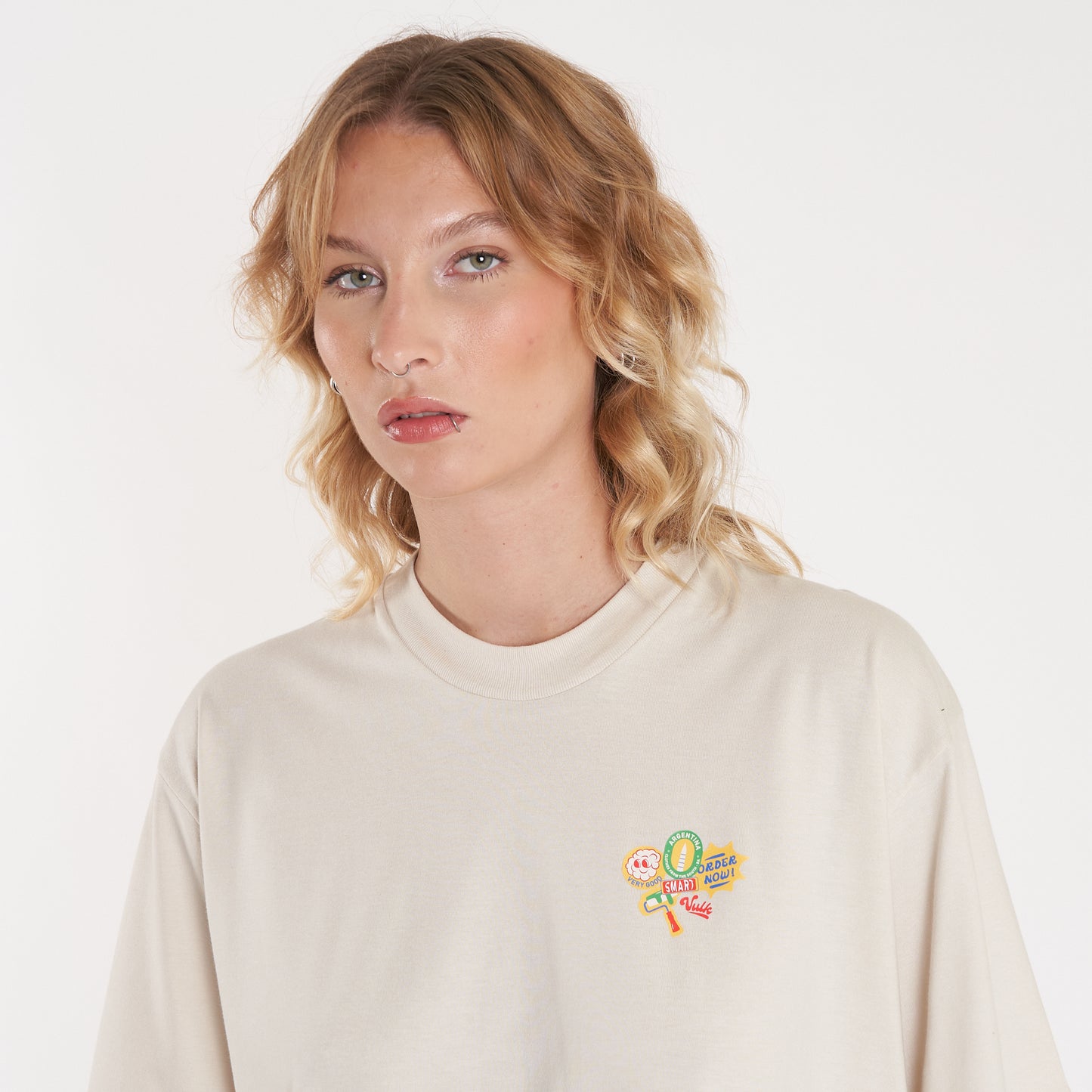 Remera Support Cream