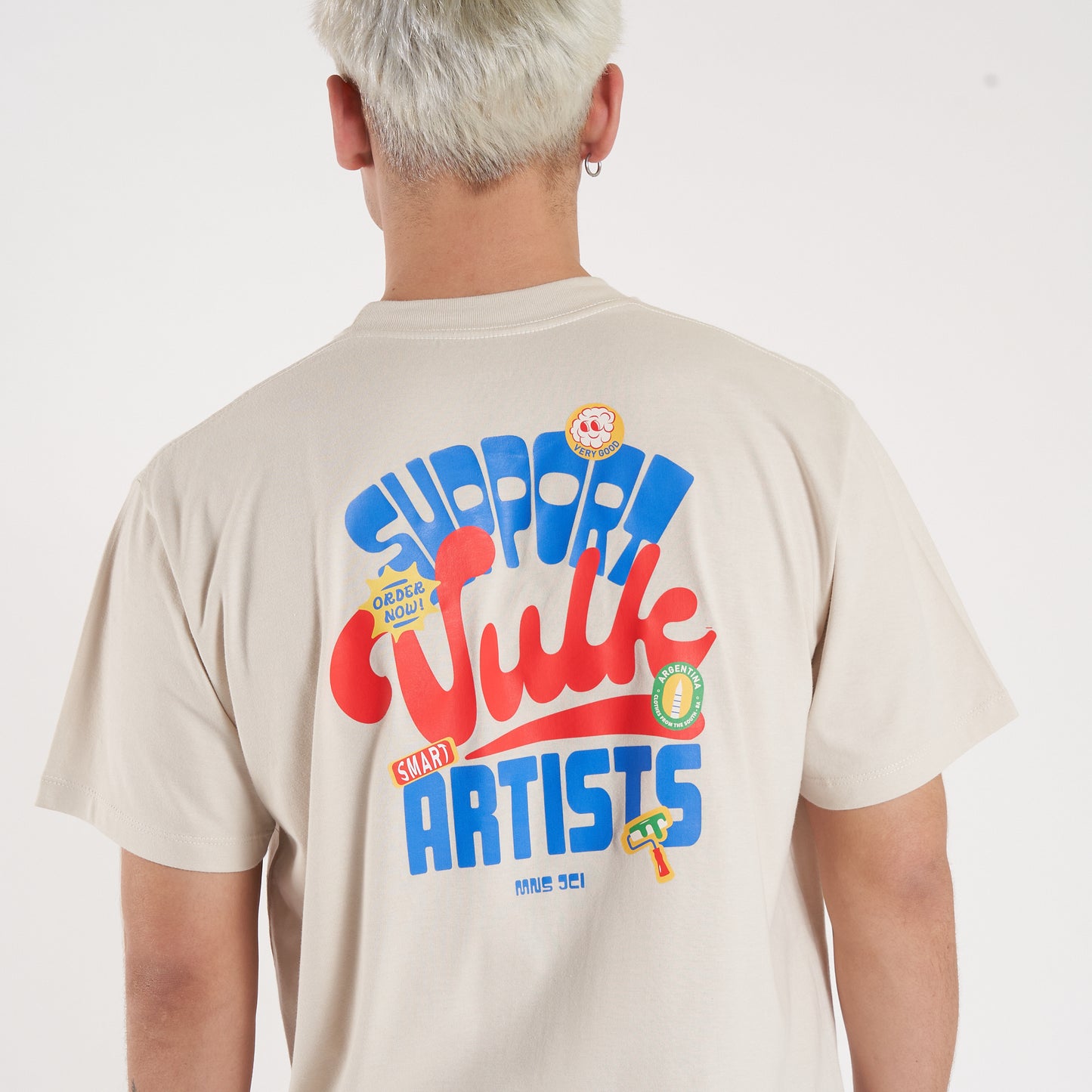Remera Support Cream