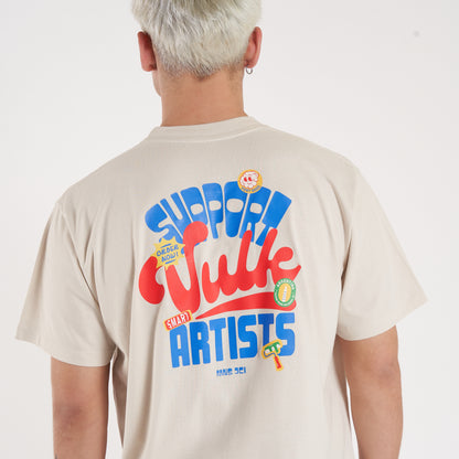 Remera Support Cream