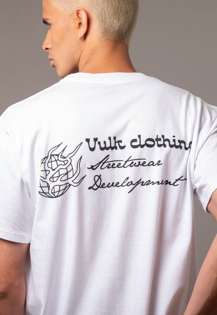 Remera World White