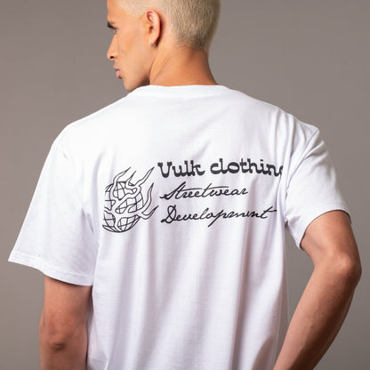 Remera World White