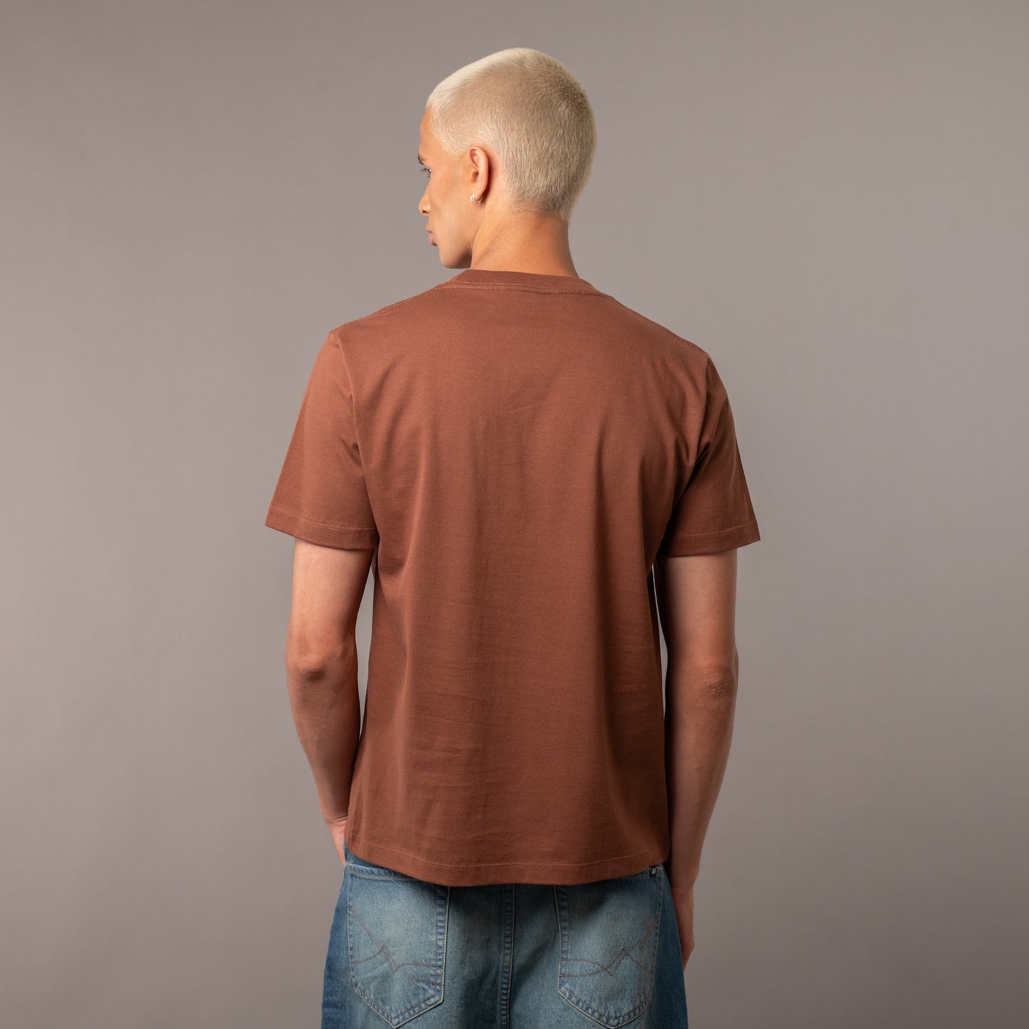 Remera Heart Brown