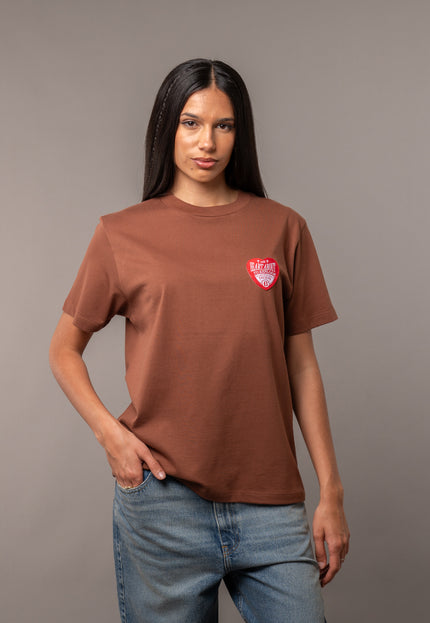 Remera Heart Brown