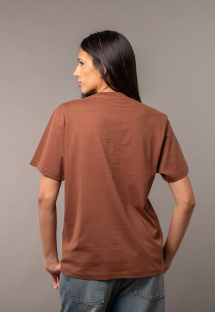 Remera Heart Brown