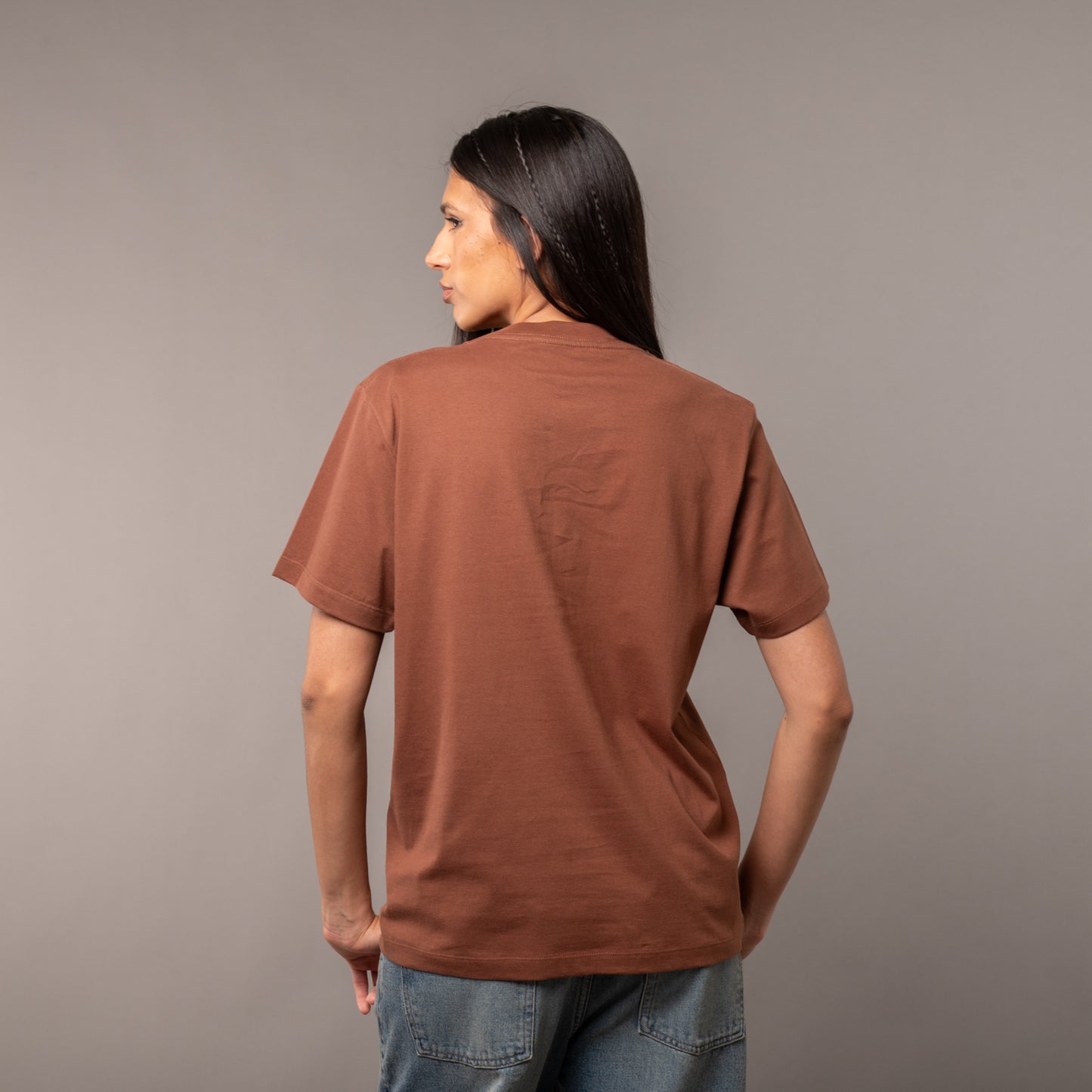Remera Heart Brown