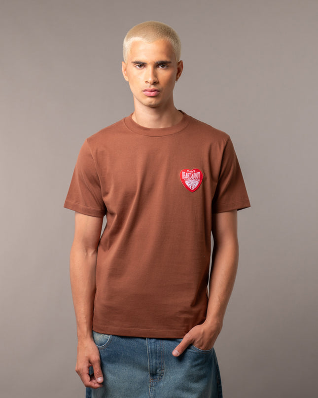 Remera Heart Brown