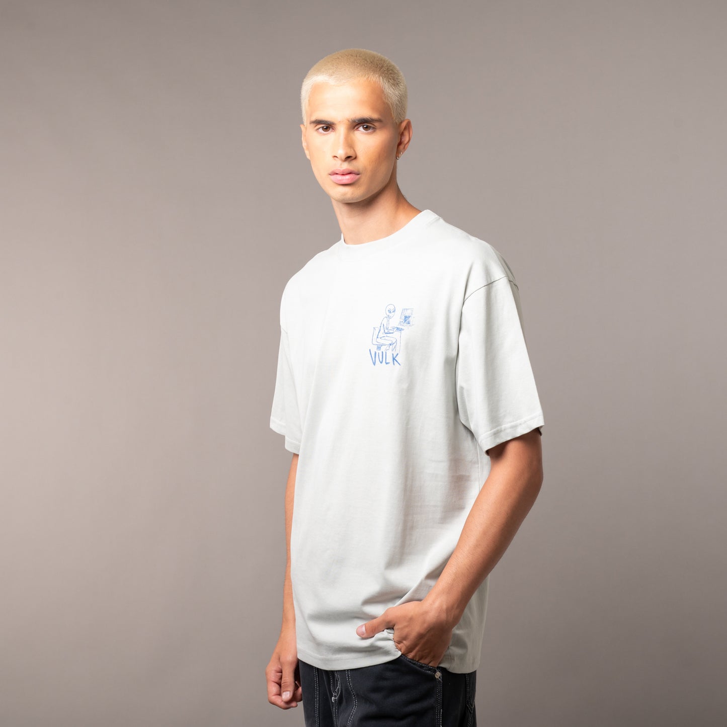 Remera Back In Bu Grey