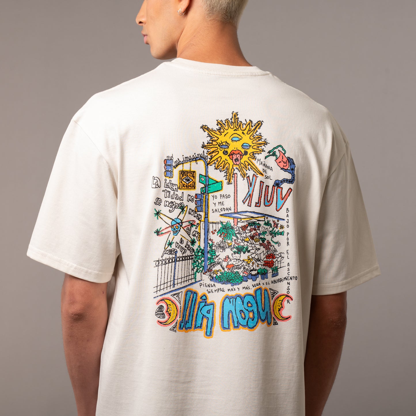Remera Neon Pill Cream