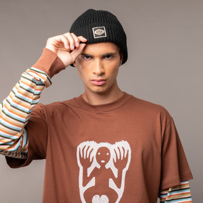 Remera Trapped Brown