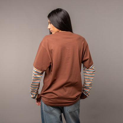 Remera Trapped Brown