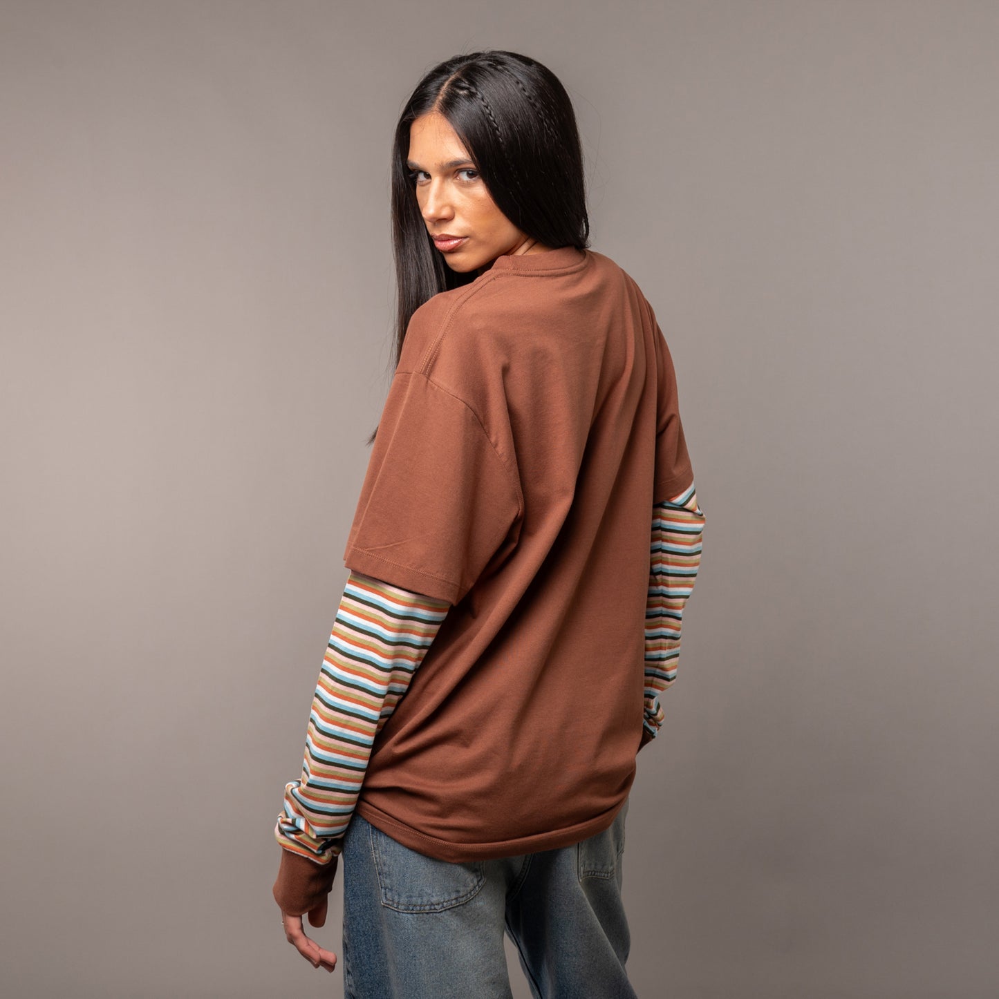 Remera Vulk Trapped Brown