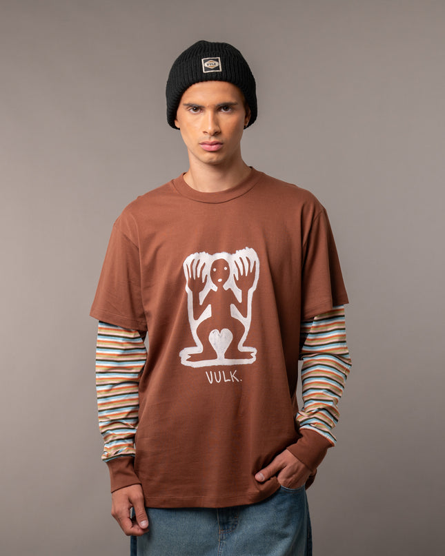 Remera Trapped Brown