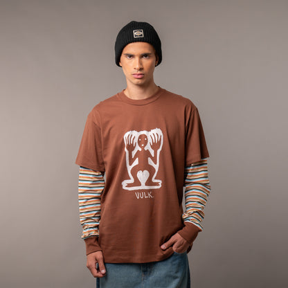 Remera Trapped Brown
