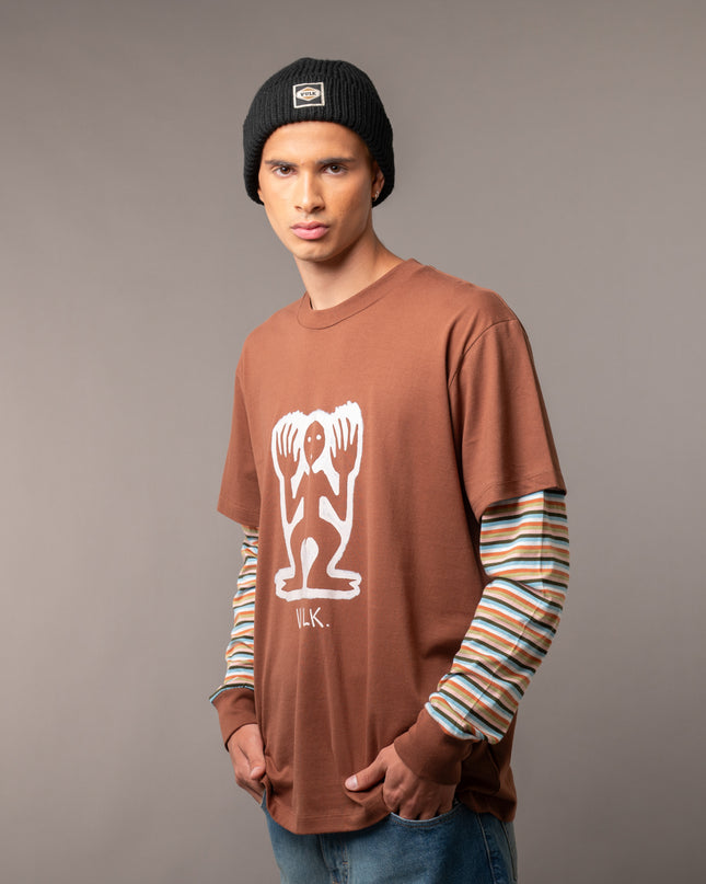 Remera Trapped Brown