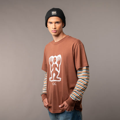 Remera Trapped Brown