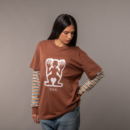 Remera Trapped Brown