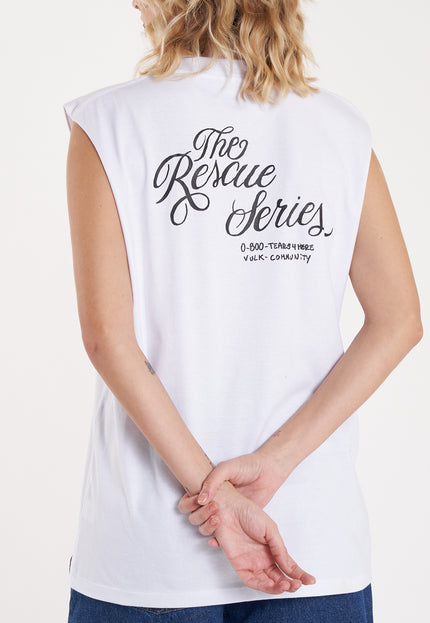 Musculosa Tears White