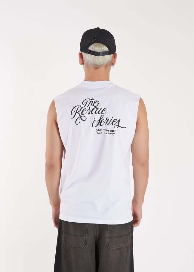Musculosa Tears White