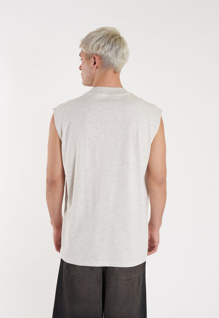 Musculosa Trip Cream Grey