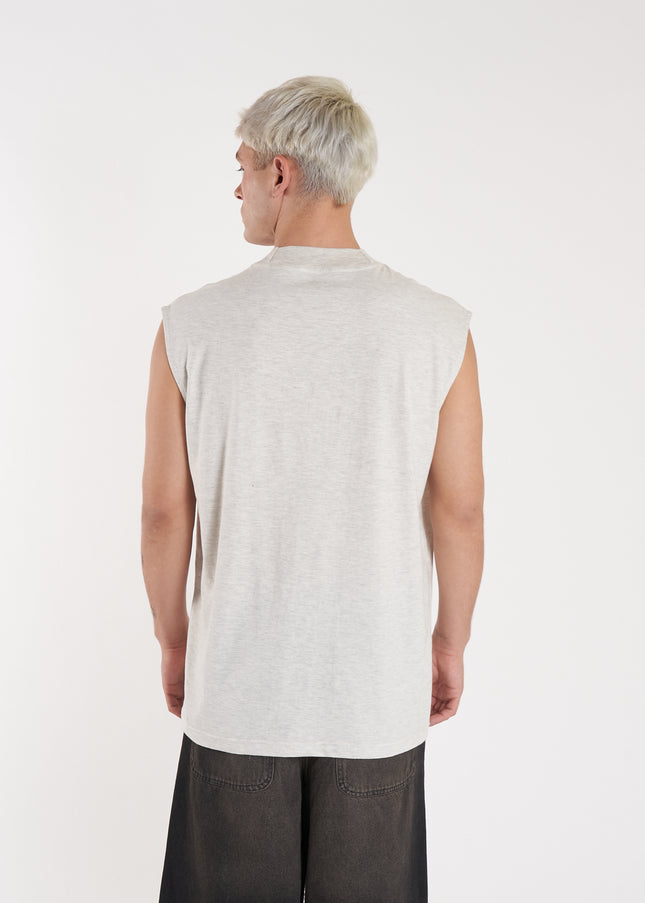 Musculosa Trip Cream Grey