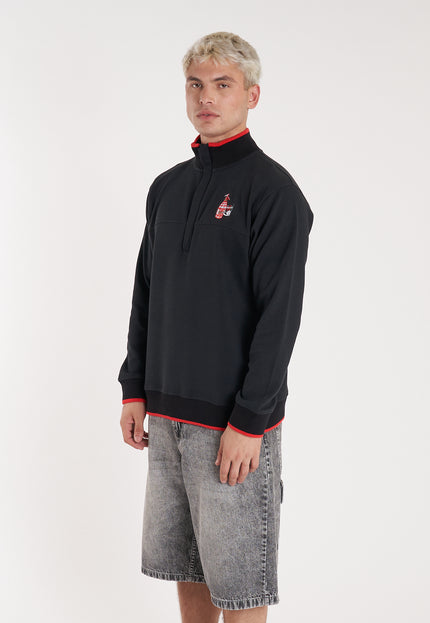 Buzo Vacation Half Zip Black
