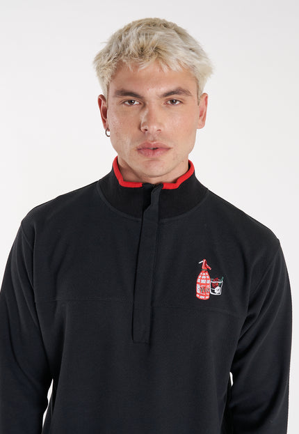 Buzo Vacation Half Zip Black