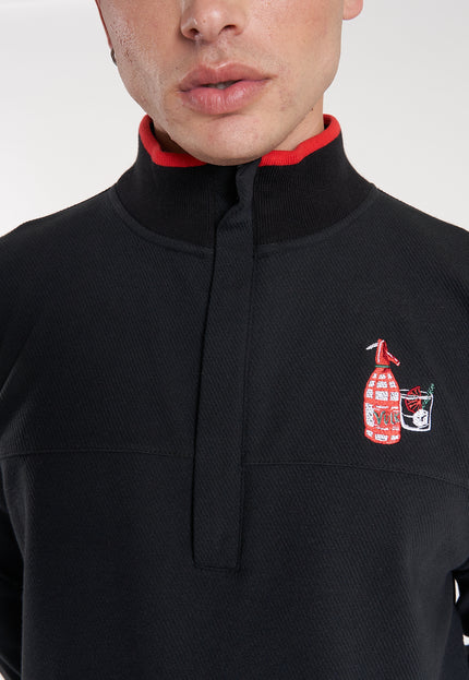 Buzo Vacation Half Zip Black