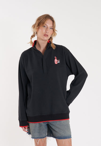 Buzo Vacation Half Zip Black