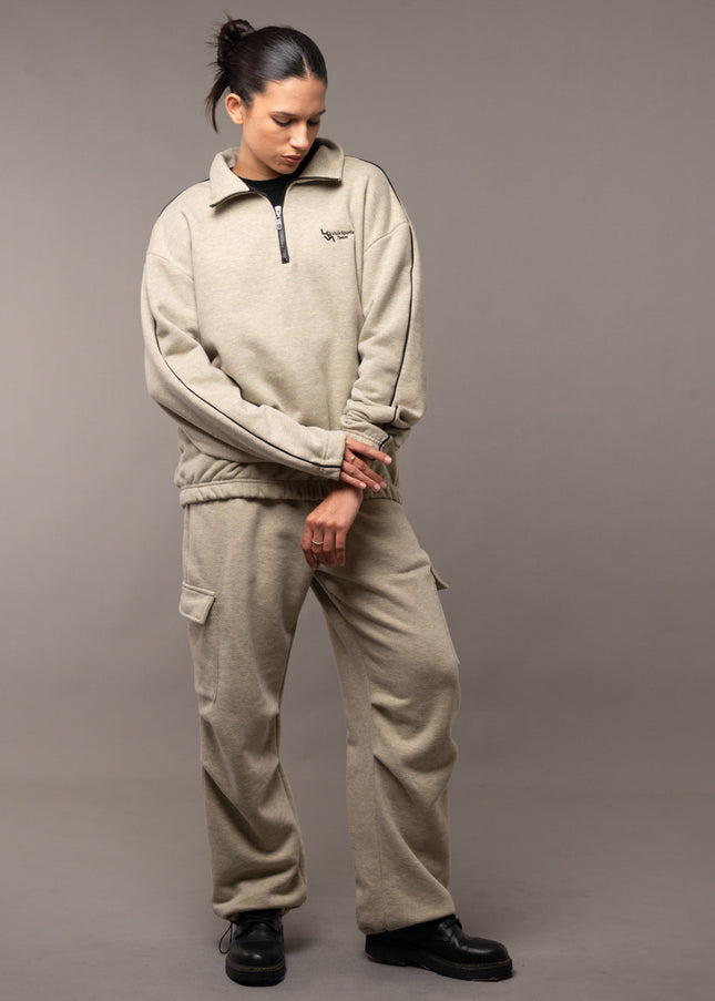 Buzo Jasper Half Zip Grey