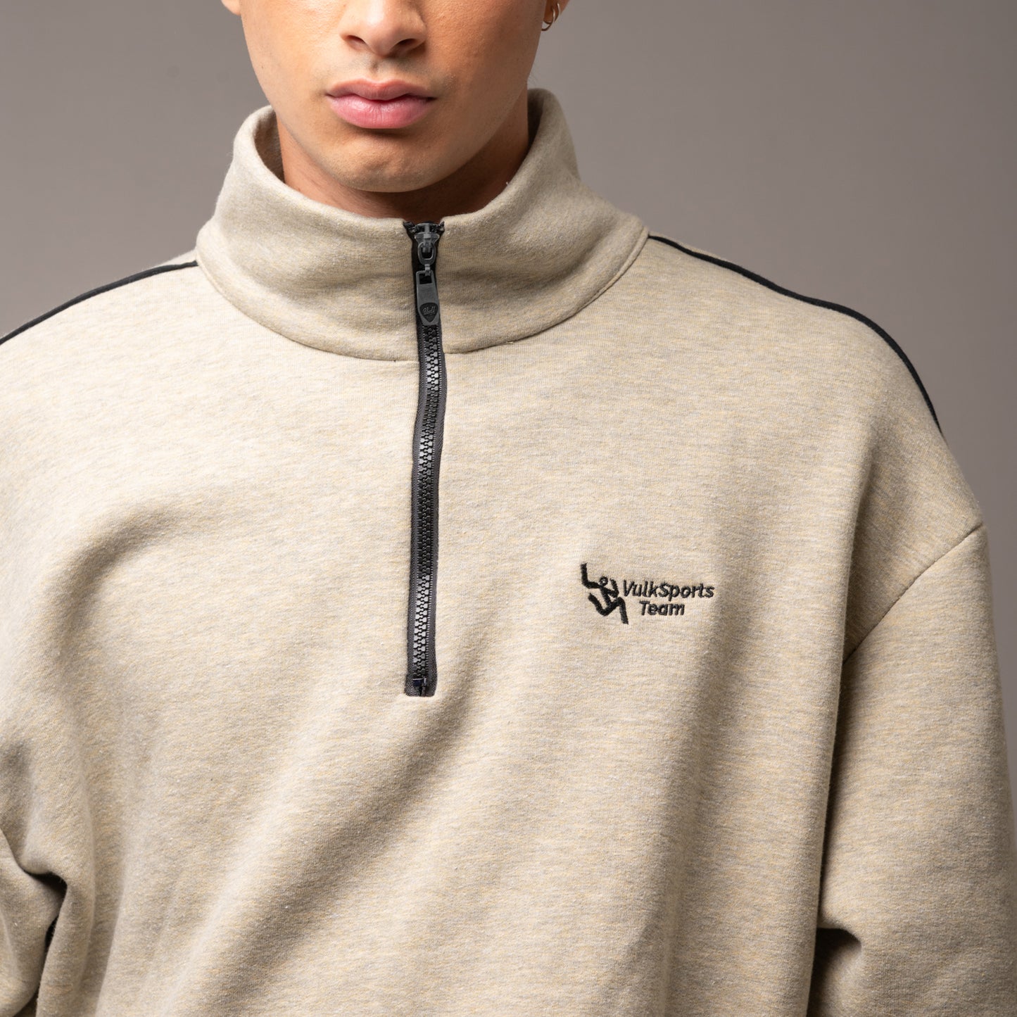 Buzo Jasper Half Zip Grey