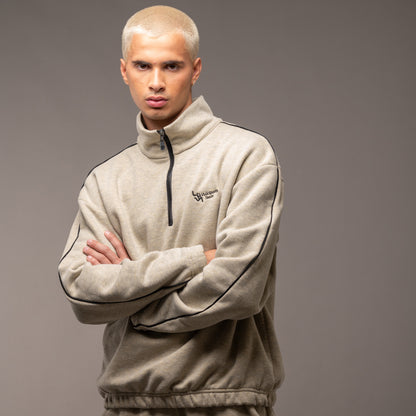 Buzo Jasper Half Zip Grey