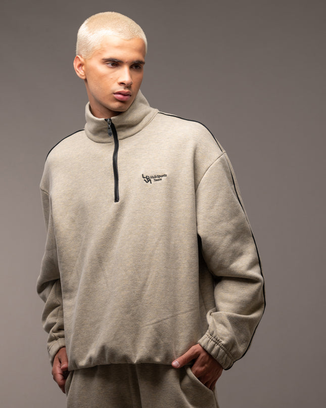 Buzo Jasper Half Zip Grey