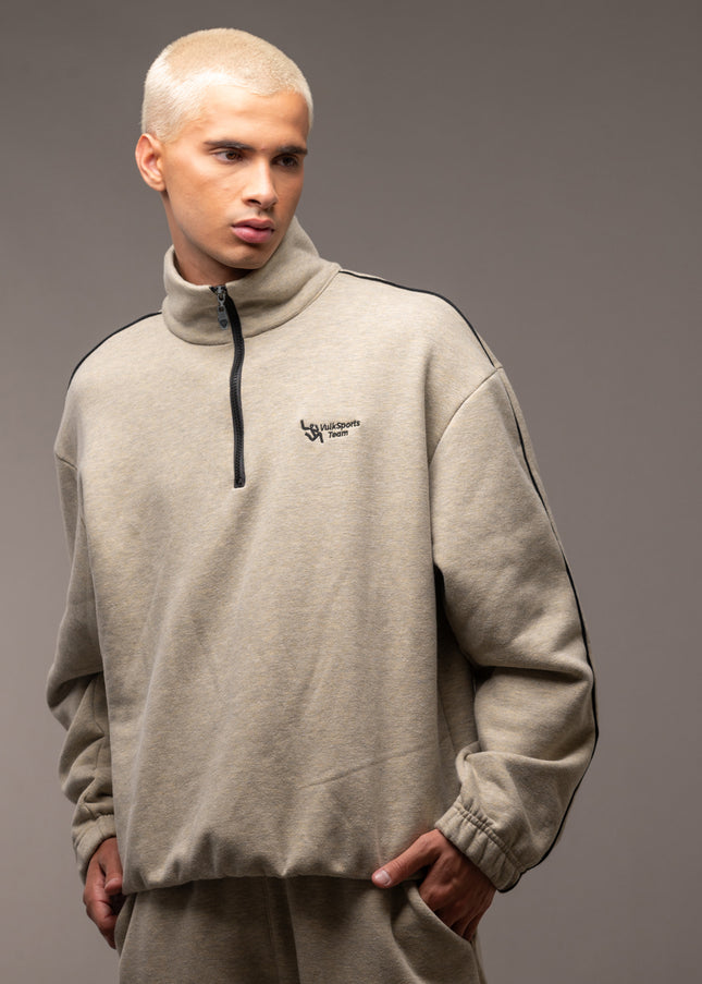 Buzo Jasper Half Zip Grey