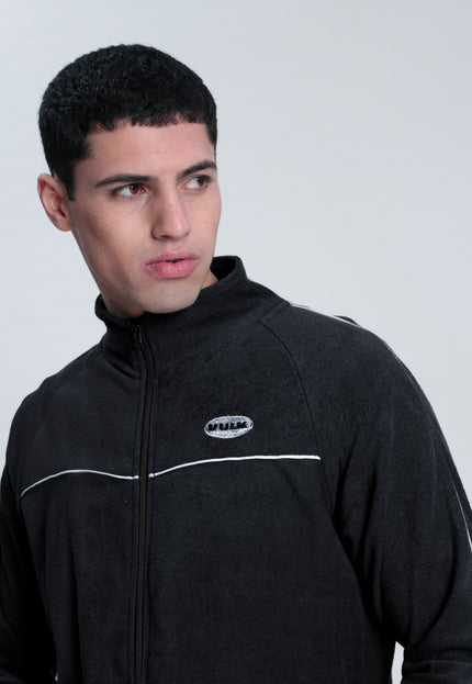 JIMI ZIP HOOD BLACK
