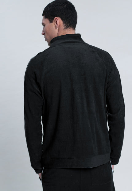 JIMI ZIP HOOD BLACK