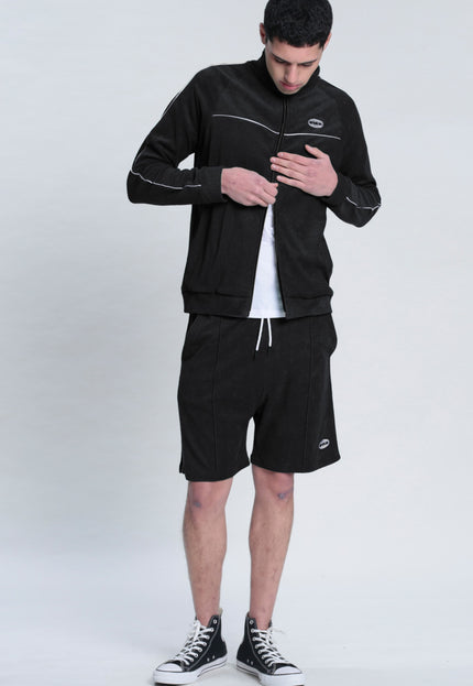 JIMI ZIP HOOD BLACK