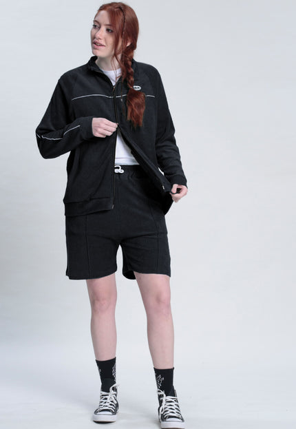 JIMI ZIP HOOD BLACK